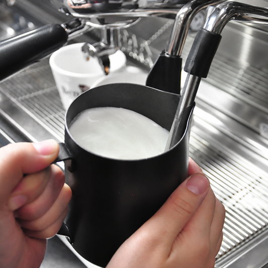 Milk Steaming Frothing Pitcher Jug, 600ml, Teflon Coated, Stainless Steel, Latte Art