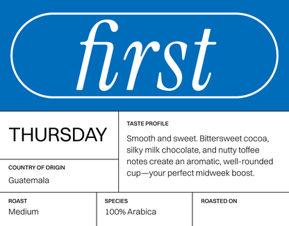 Thursday - Guatemala Coffee Beans