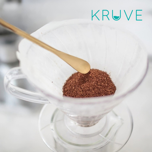 Kruve Brew Stick, agitate grounds for brew, textured grip and enlarged spoon, better balance in hand