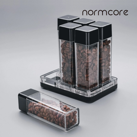 Normcore Coffee Bean Cellar with Stand, Store, Display & Dose, Airtight, Perfect for single dosing