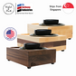Saint Anthony Industries The Bloc Espresso Knock Box + Tamp Station, Compatible with 53mm and 58mm portafilter