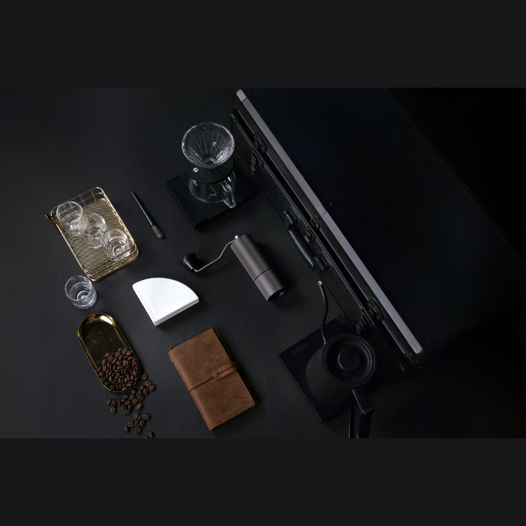 Timemore C3 Coffee Suitcase with Scale and Electric Kettle, C3 Grinder, 4 glasses, Gift box set