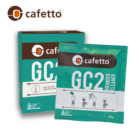 Cafetto GC2 Grinder Cleaner, 100% Natural, Removes build-up of stale coffee