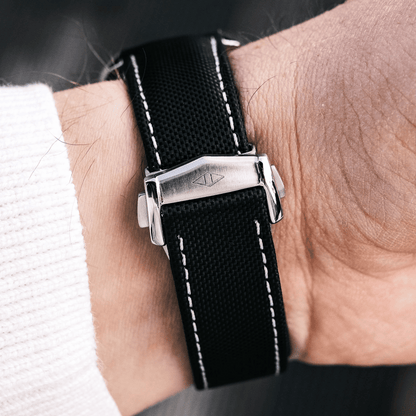 Artem Loop-Less Sailcloth Watch Strap