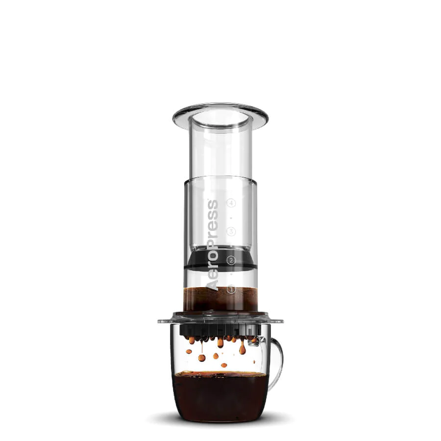 Aeropress Coffee Maker, Aeropress Original, Go, Clear, XL