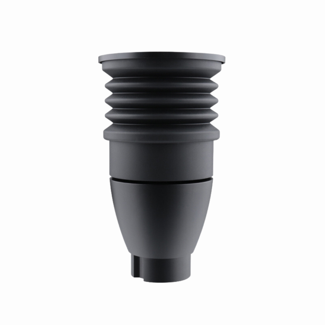 Aluminium Single Dose Hopper for Eureka Grinders, Built in Pump, Zero Retention, Fits most Eureka Grinders