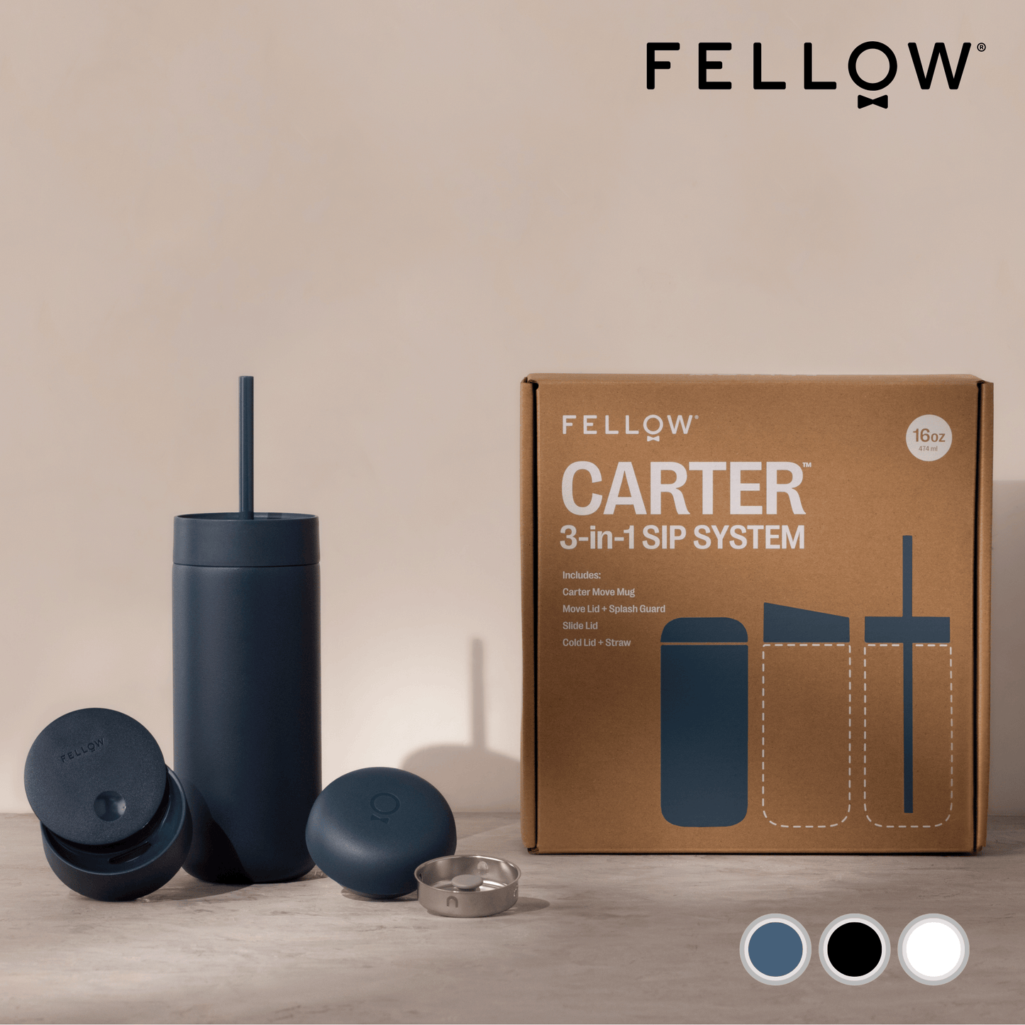 Fellow Carter Move 3-in-1 Lid System