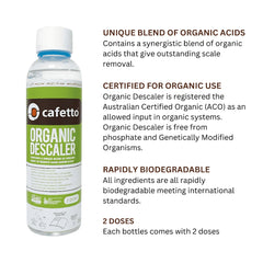 Cafetto Organic Liquid Descaler (250ml) – Watch and Puck