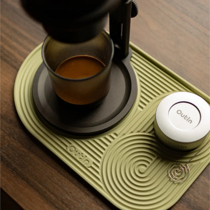 Outin Silicone Coffee Mat - Waterproof Heatproof Coffee Station Mat