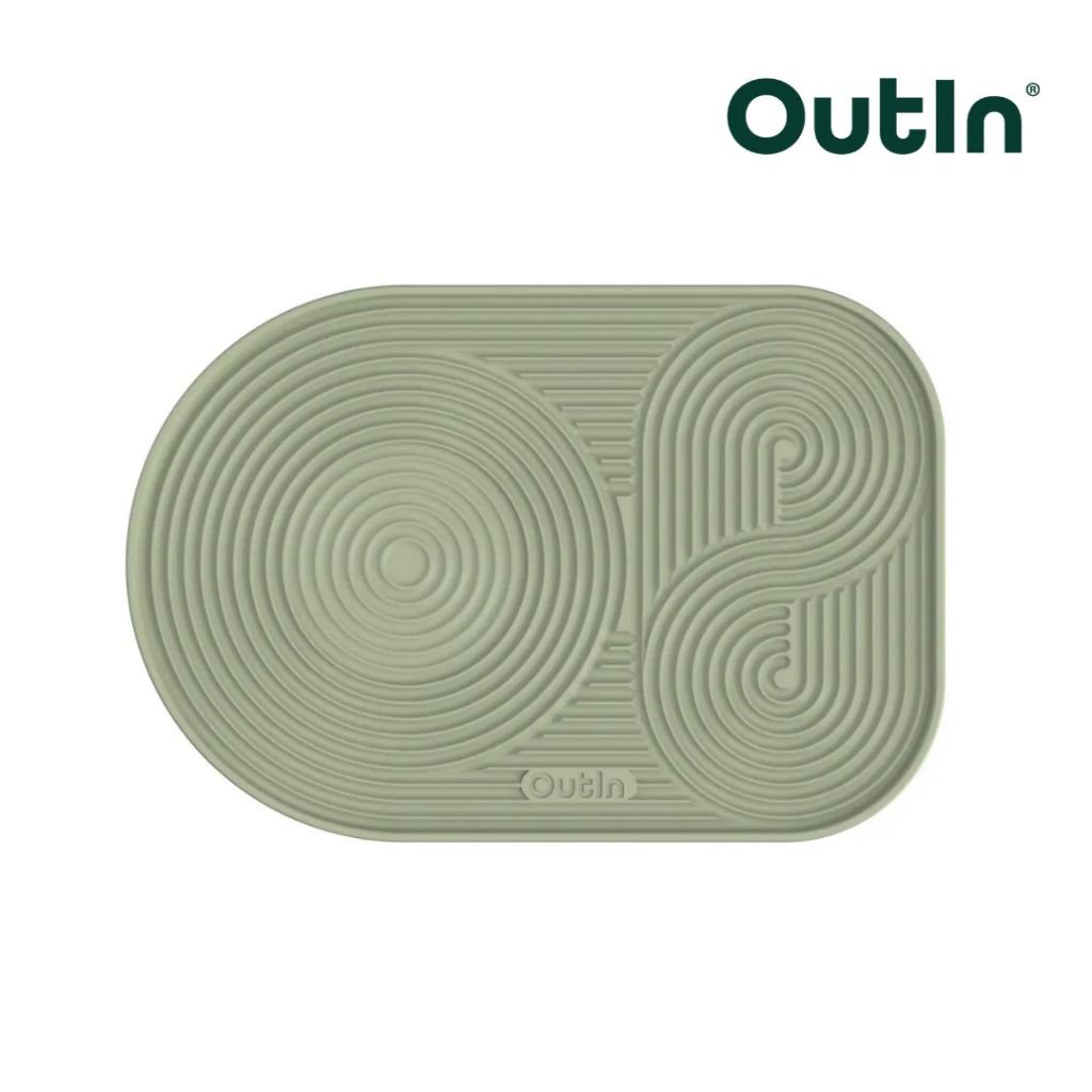 Outin Silicone Coffee Mat - Waterproof Heatproof Coffee Station Mat