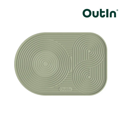 Outin Silicone Coffee Mat - Waterproof Heatproof Coffee Station Mat