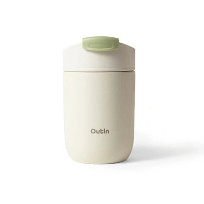Outin Travel Tumbler 350ml - 316L Stainless Steel, Vacuum Insulated, Hot & Cold Bottle