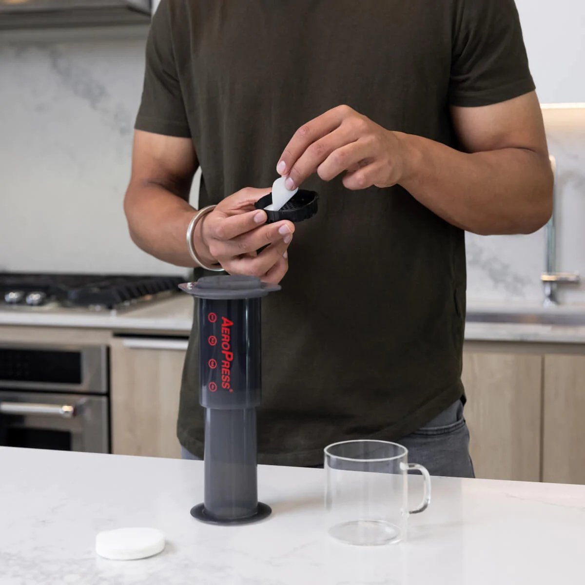 AeroPress® Micro-Filters Replacement - 1 Pack (350 Pieces), Compatible with AeroPress Original and AeroPress Go - Watch&Puck
