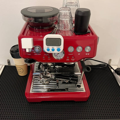 Bar Mat for Espresso Machine, Non-slip, Traps water, Easy to clean, Neat and water proof - Watch&Puck