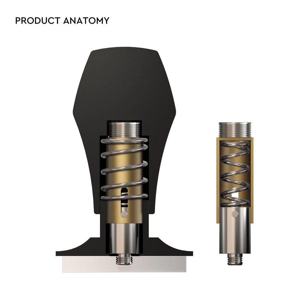 Normcore Spring Loaded Self Leveling Tamper 53.3mm / 58,5mm- Latest V4, compatible with Breville 53mm portafilter - Watch&Puck