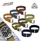 Haveston Corp. Canvas Series Watch Strap, 20mm, 22mm, Heavy weave Cotton Canvas, Stainless Steel Buckle