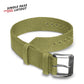 Haveston Corp. Canvas Series Watch Strap, 20mm, 22mm, Heavy weave Cotton Canvas, Stainless Steel Buckle