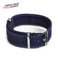 Haveston Corp. Canvas Series Watch Strap, 20mm, 22mm, Heavy weave Cotton Canvas, Stainless Steel Buckle