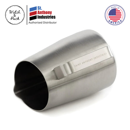 Saint Anthony Industries Pablo's Pitcher, create perfect micro foam milk, stainless steel, perfect for milk steaming