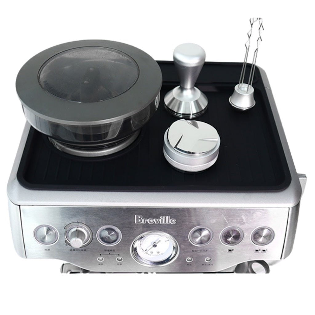 Silicone Mat for Breville Barista Express BES870, Barista Touch BES880, Waterproof, Easy to clean - Watch&Puck