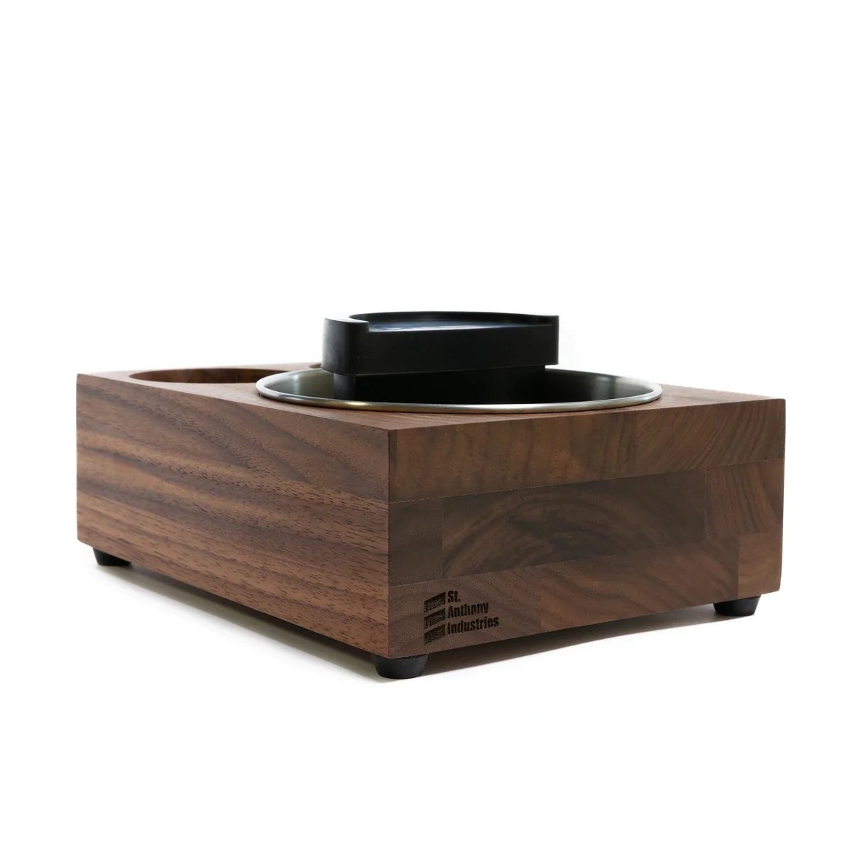 The Bloc Espresso Knock Box + Tamp Station, Compatible with 53mm and 58mm portafilter - Watch&Puck
